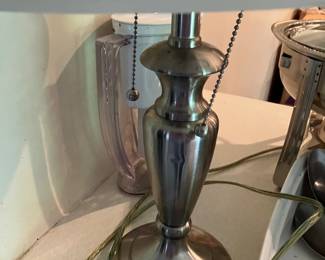 Pewter lamps