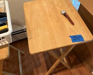 Set of four snack tables