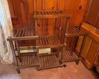 Bamboo plant stand