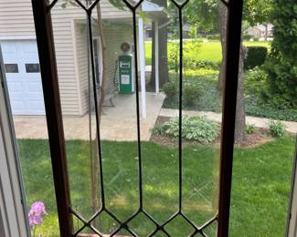 leaded glass panel