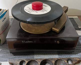 Vintage 45 record player