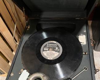 Vintage 78 record player