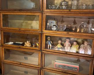 2 Antique Barrister Bookcases