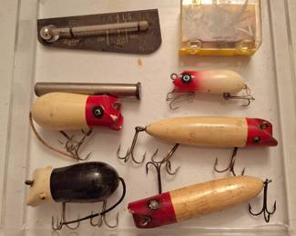 Old Wood Fishing Lures!