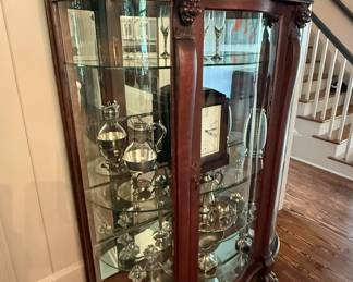1800's refinished hutch - matches table