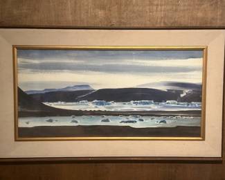 Milford Zornes Original Watercolor 1955