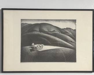 Milford Zornes Etching