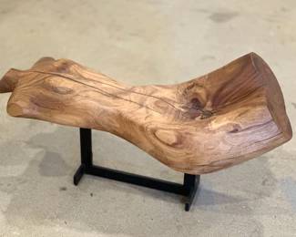 Mike Hill - Sculpture wood/metal - reclining female form