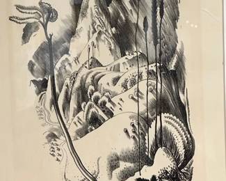 Millard Sheets Lithograph