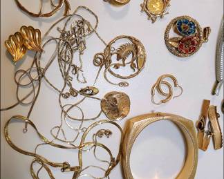 Gold and Silver Jewelry.
