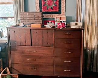 Midcentury Lane Chest, Jewelry Boxes, Quilted Square