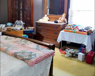 Victorian Eastlake Dresser and Mirror