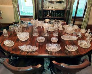 Collection of Antique Cut Glass