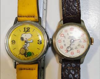 Vintage Watches. There are many, many watches. Mens, Ladies and Kids.