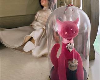 Vintage Perfume and Bride Doll
