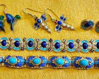 Museum of Modern Art bracelets and earrings.