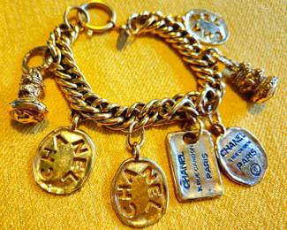Iconic Chanel gold wash bracelet popular in the 1990s