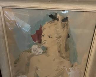 Unsigned watercolor