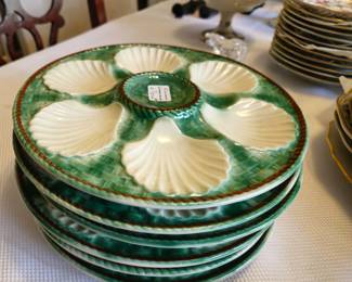 Rare oyster plates by Longchamps France