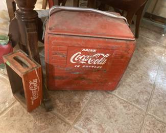 Antique coke box.