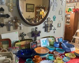 Fiesta ware dishes