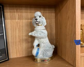 Jim Beam Decanter - Penny Poodle Dog 1970