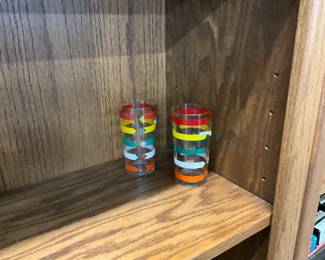 Anchor Hocking Fiesta Stripe Tumblers