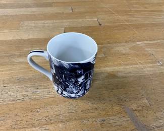 Andrea by Sadek Blue & White "Country Courtship" Coffee Mug
