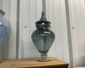 Large Apothecary Jar w/Lid