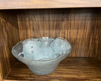 KIG Malaysia Pedestal Punch Bowl Set