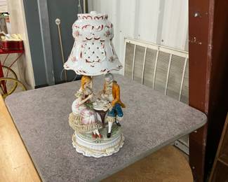 Porcelain Victorian Style Lamp