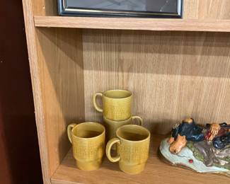 Ceramic Stacking Coffee Mugs