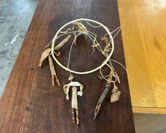 Vintage Handmade African Crib Decor