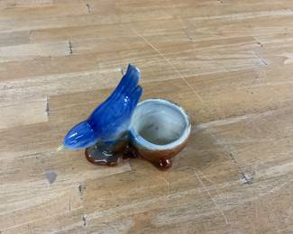 Ceramic Bluebird Planter