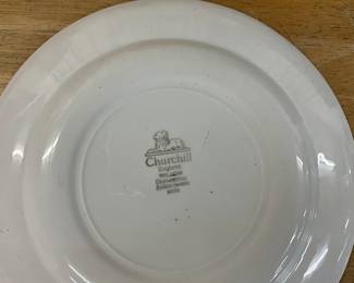 Churchill England Blue Willow Dinner Plate