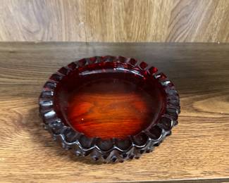 Fenton Ruby Red Hobnail Ash Tray
