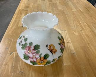 Glass Floral Lamp Shade