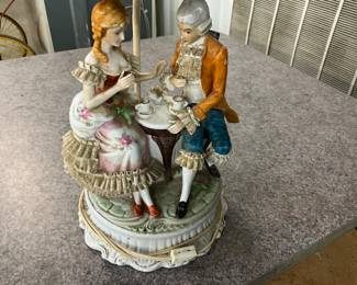 Porcelain Victorian Style Lamp