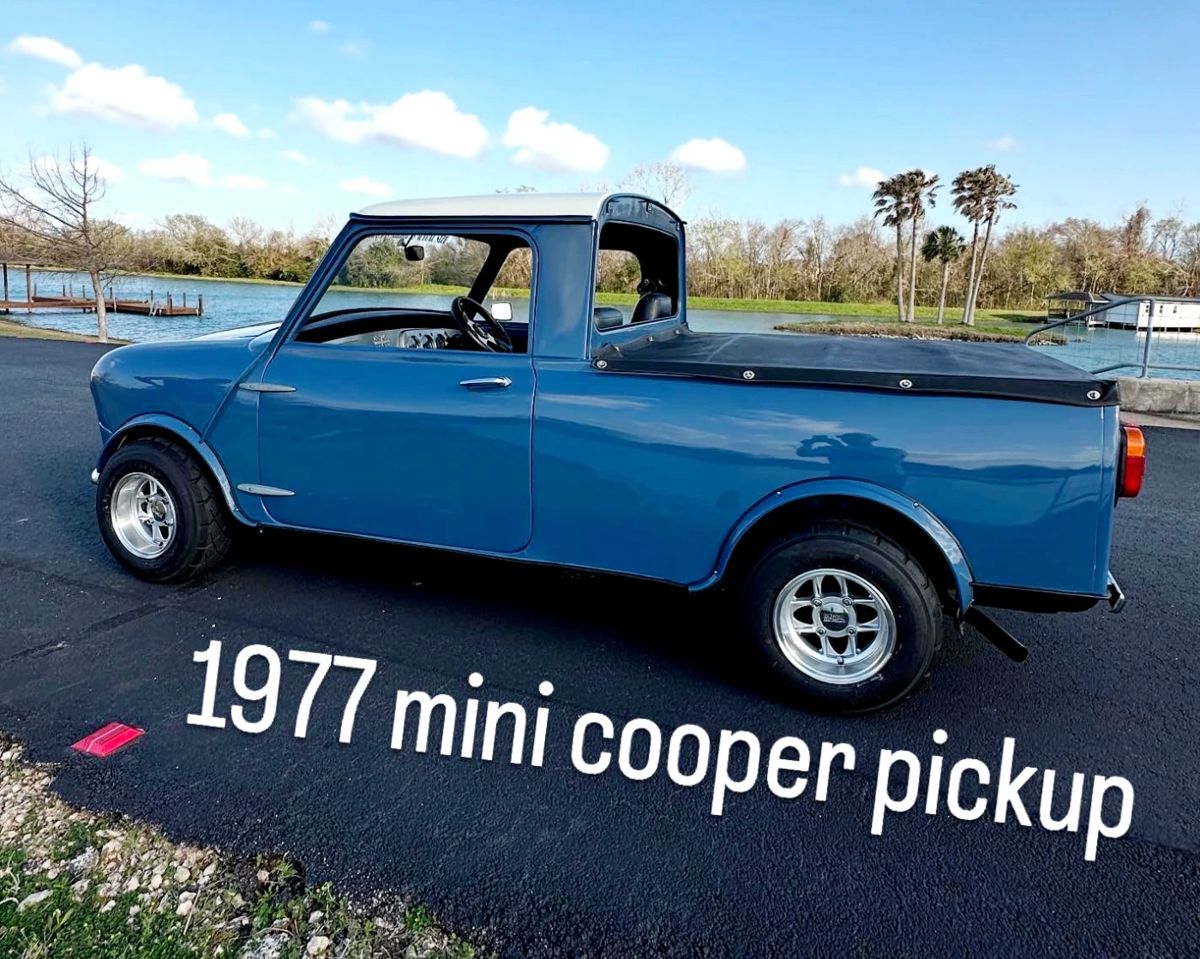 1977 Mini Cooper Pickup
1275cc engine
New paint job and build in 2024