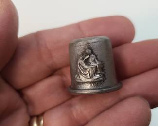 pewter thimble