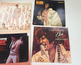 Vintage Elvis music vinyls