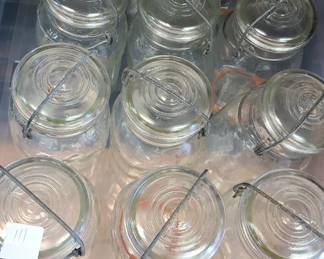 Ball ideal glass canning jars lot