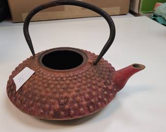 cast iron teapot