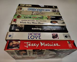 mixed vhs movies