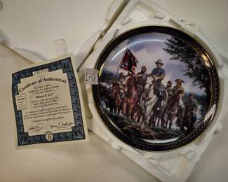 Robert E lee collectible plate
