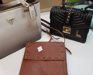 mixed purse lot, Guess