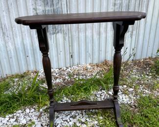 Small, narrow end table