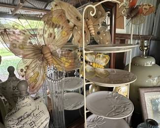 Vintage butterfly decor