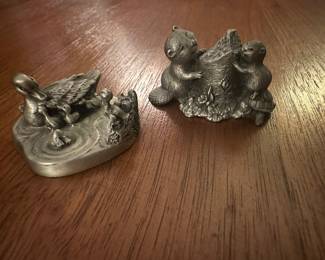Hallmark Little Gallery pewter miniatures
