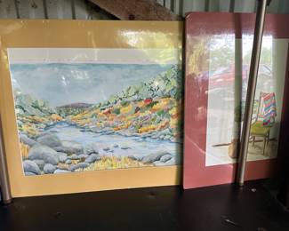 Watercolor paintings